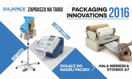 RAJAPACK zaprasza na Targi Packaging Innovations 2016