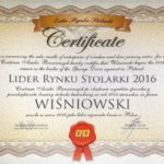 WIŚNIOWSKI ponownie LIDEREM RYNKU STOLARKI