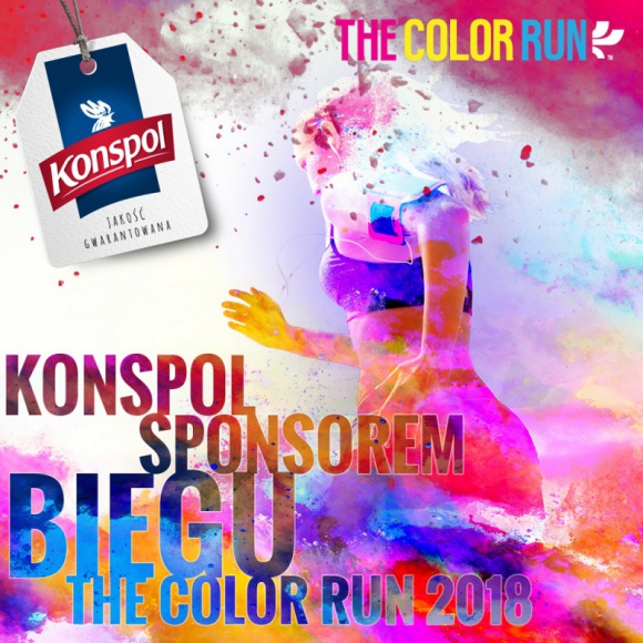 Marka Konspol angażuje się w The Color Run 2018 w Warszawie