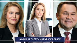 Mazars powołuje trzech nowych partnerów w Polsce BIZNES, Firma - Międzynarodowa grupa audytorsko-doradcza Mazars w związku z dynamicznym rozwojem powołała trzech nowych Partnerów w Polsce: Jarosława Bochenka, Kingę Baran oraz Małgorzatę Pek-Kocik