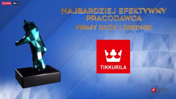 Tikkurila Najbardziej Efektywnym Pracodawcą województwa podkarpackiego